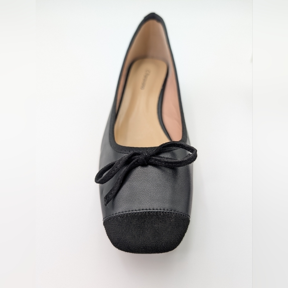 NWOT C. Paravano Toe Bowknot Ballet Flats Size US 8.5 EU 39 - Picture 6 of 16